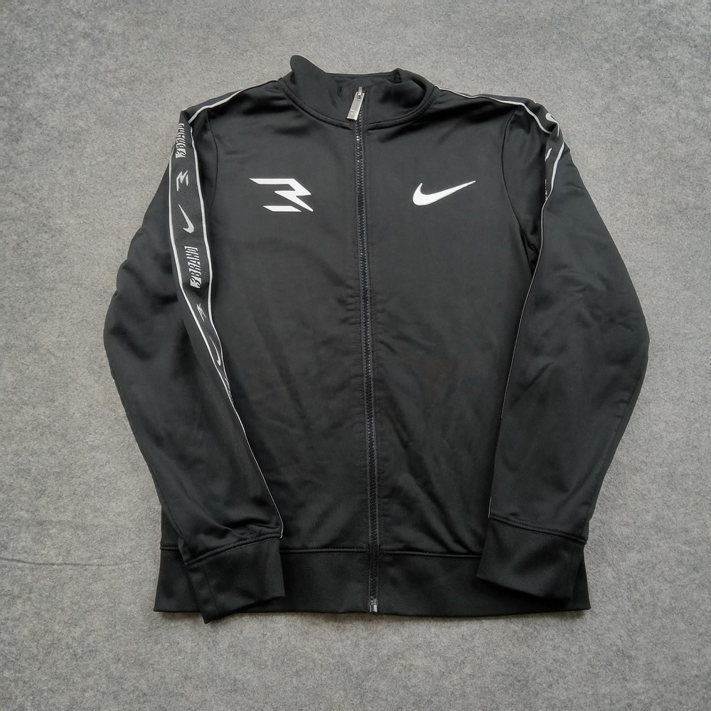 Nike Jacket Youth Large Full Zip Track Top Athletic‎ Sweatshirt Swoosh 3Brand